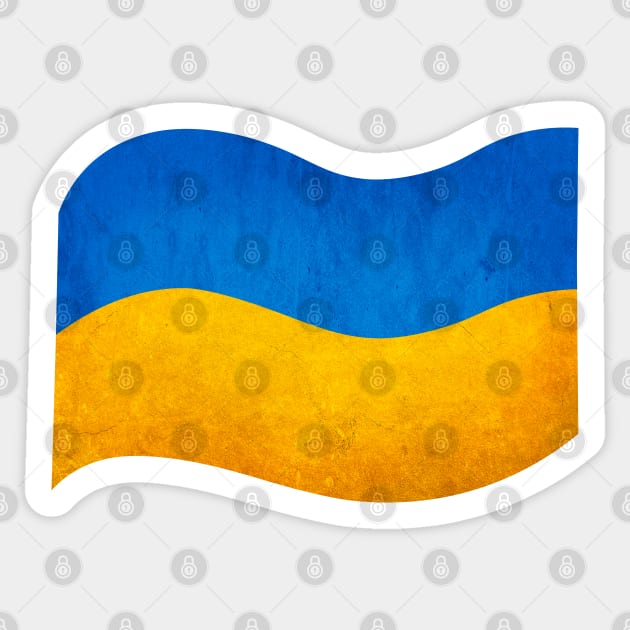 The Flag of Ukraine Sticker by Purrfect